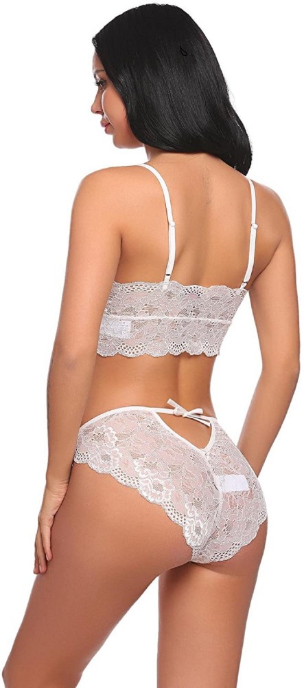 Avidlove Womens Lace Lingerie Sexy Bra and Panty Set India