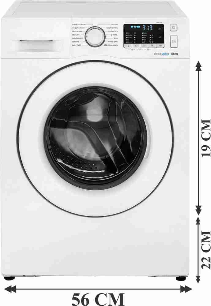 Washing machine cheap size in inches