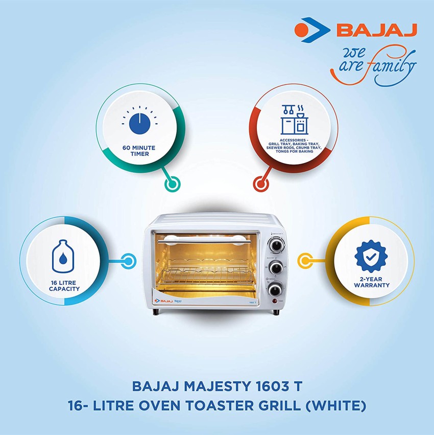 Bajaj oven 16 deals litre