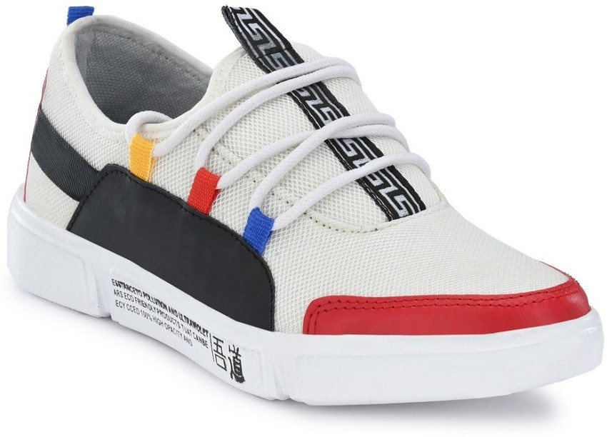 White sports outlet shoes for ssb