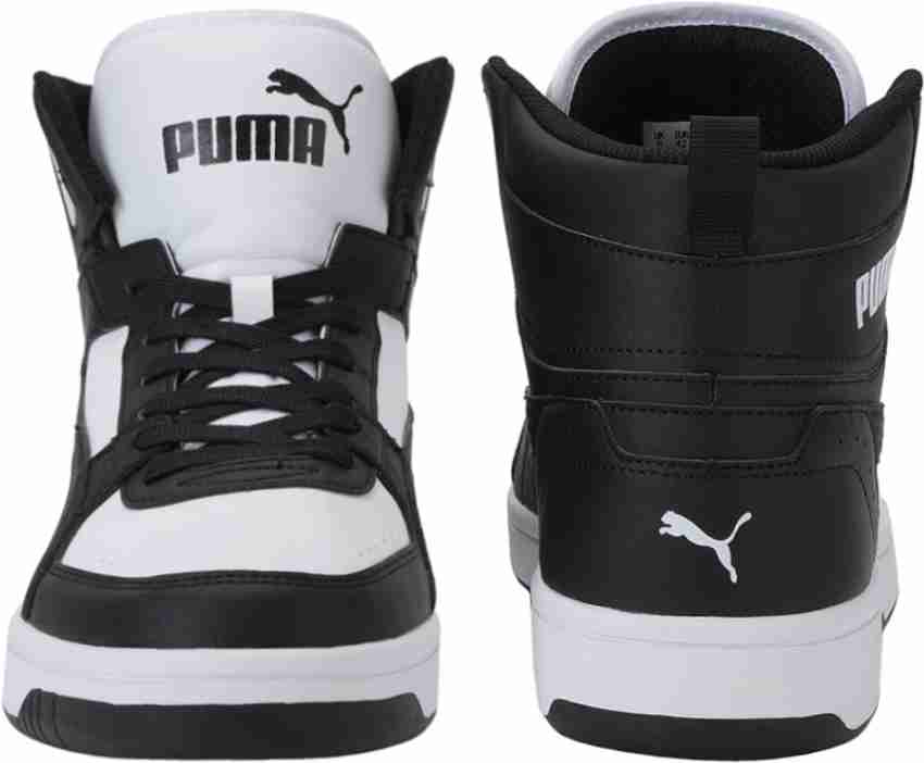 Puma black high on sale top