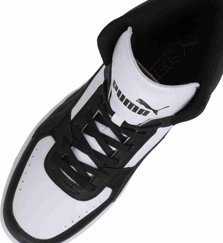 Puma black shoes high on sale top