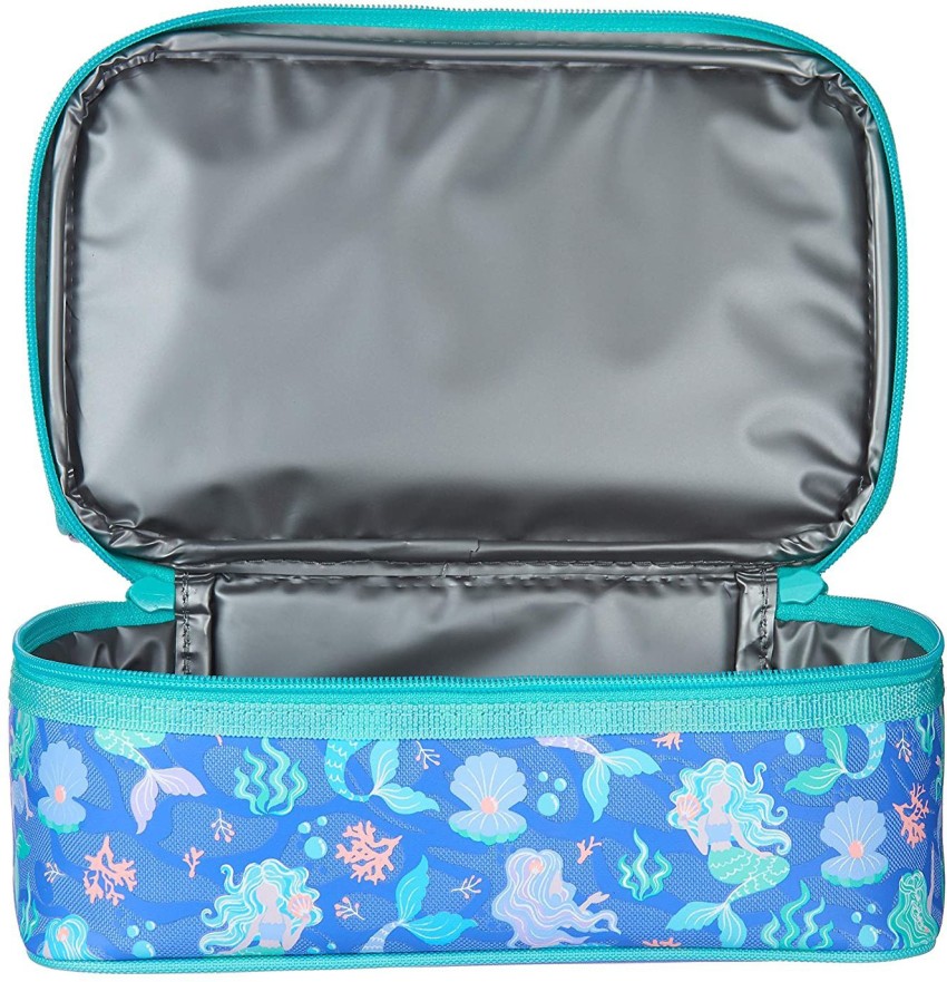 1PC Mermaids Kids Double Decker Cooler Insulated Lunch Bag Large