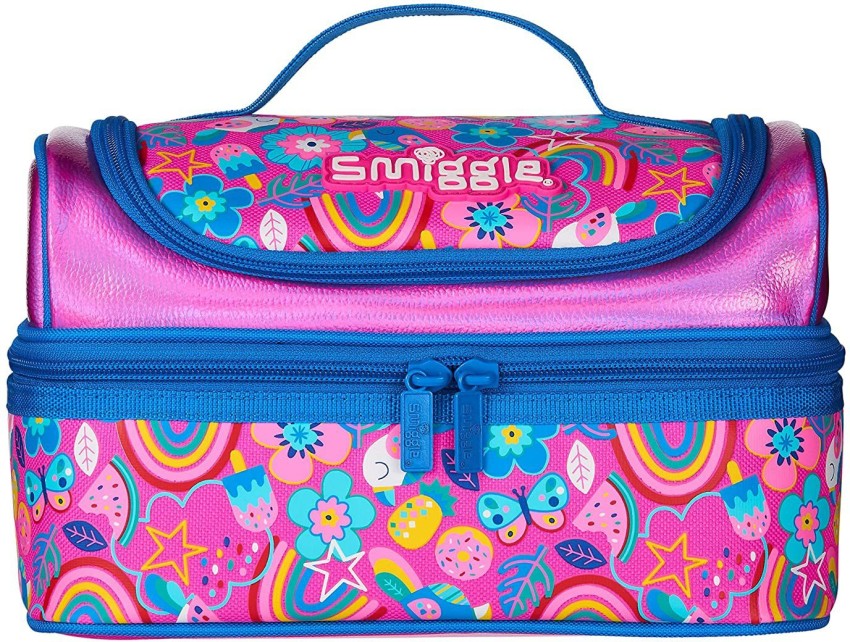 New Smiggle ice princess School lunch box kids girls Double Decker