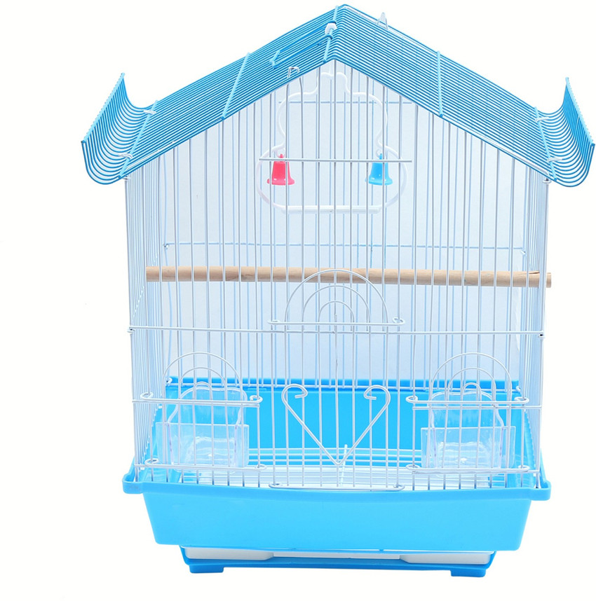 KAPOOR PETS Blue Cage for Bazzri Birds Or Love Birds And All Small