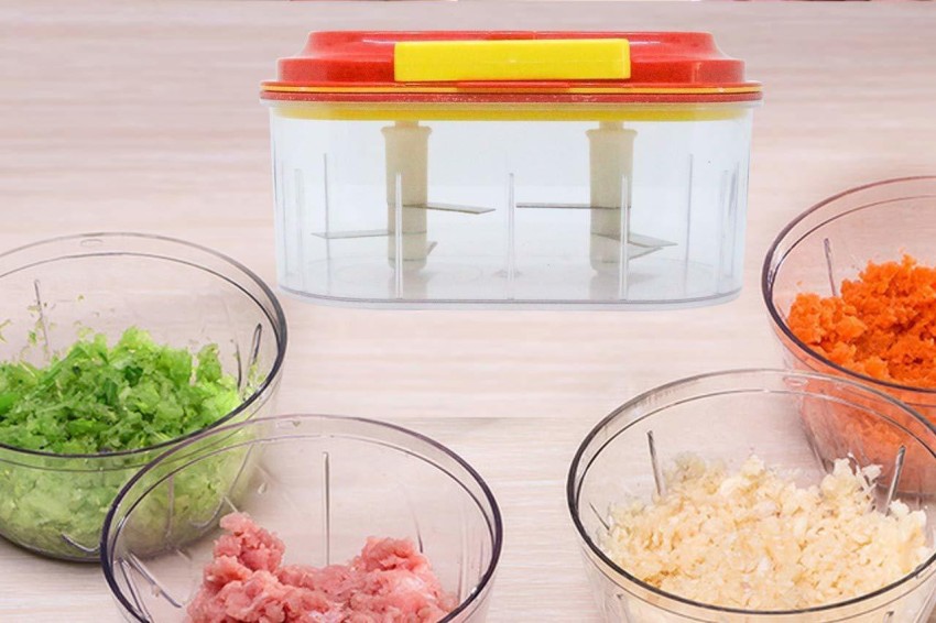 500/900ML Garlic Chopper Manual Rotate Vegetable Cutter Chopper Slicer  Fruit Garlic Crusher Kitchen Gadget Blenders Meat Grinder