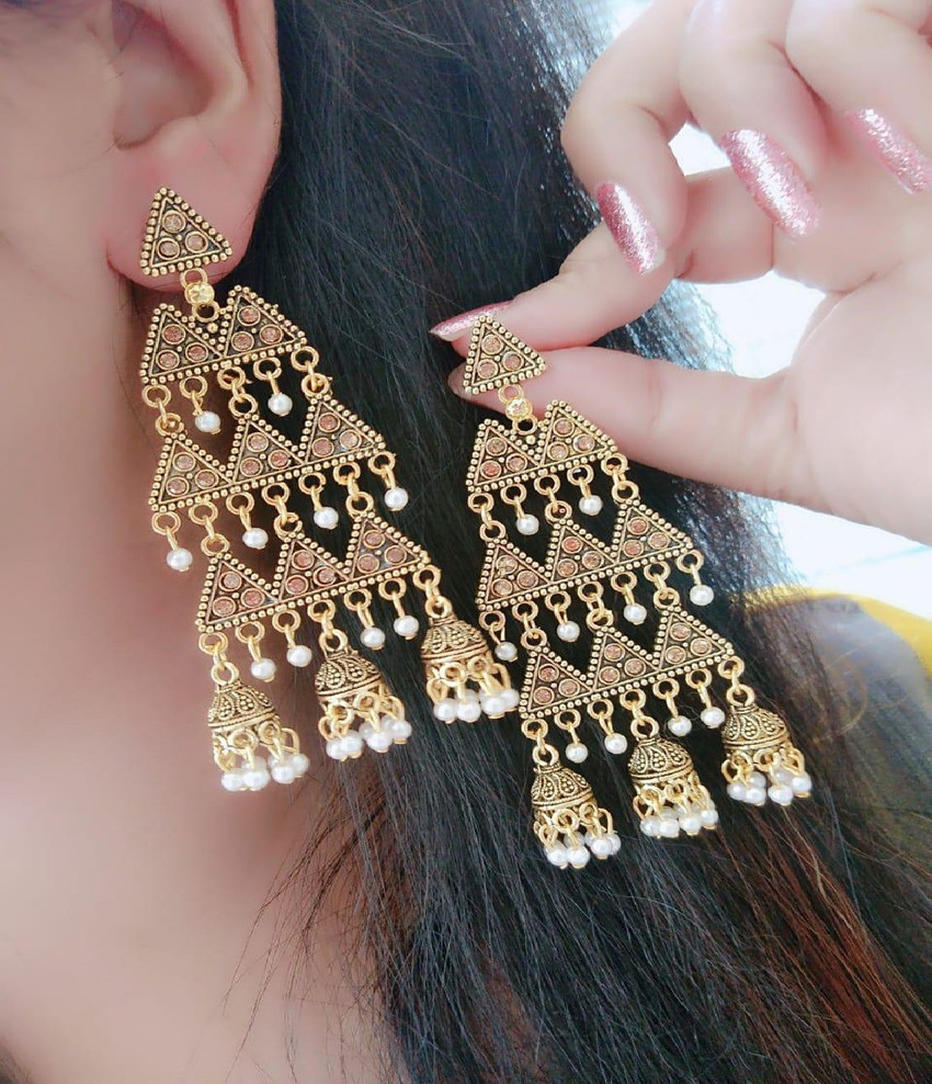 Party wear jhumki deals