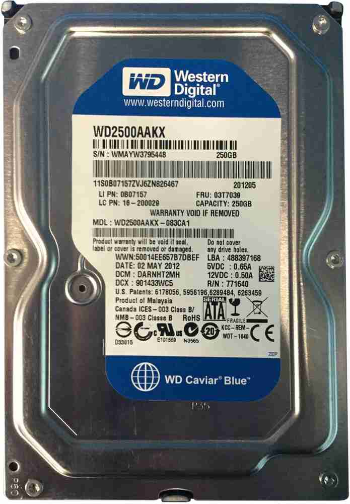 Wd hotsell 250gb hdd