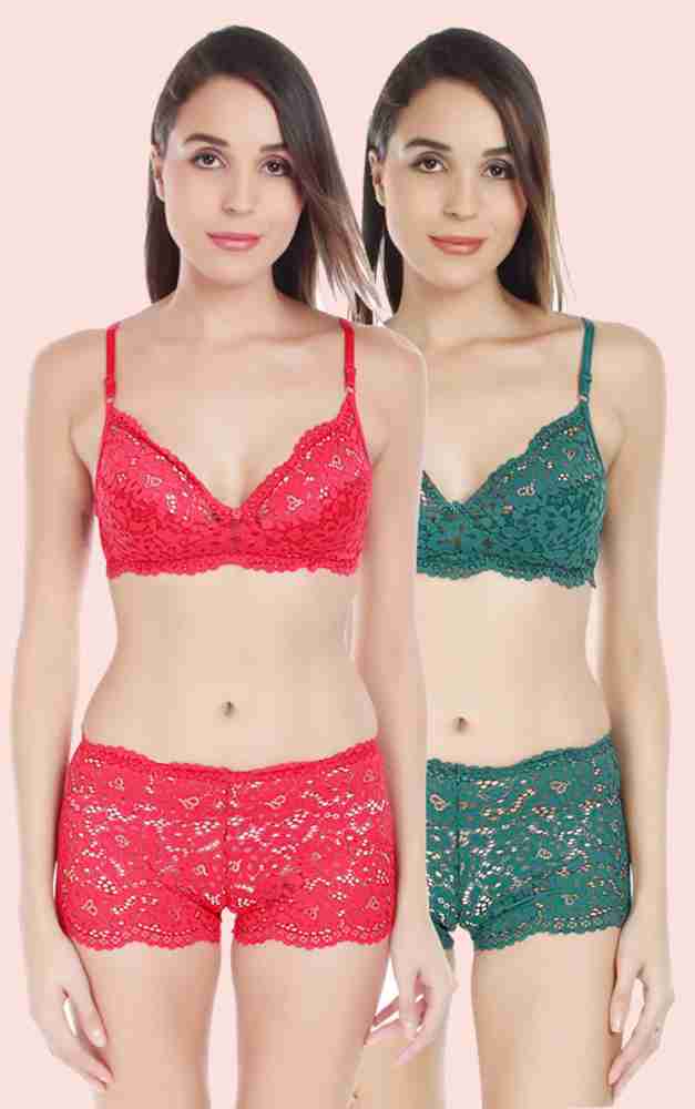 Owichi 3 Set Women's Premium Bra Combo Women T-Shirt Lightly