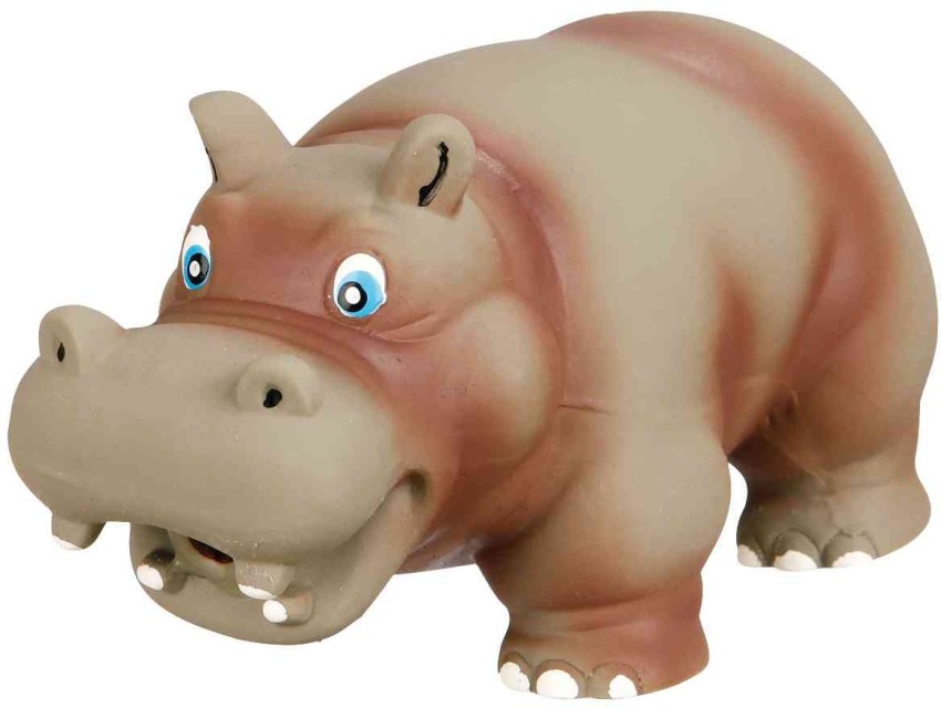 Squeaky hippo dog outlet toy