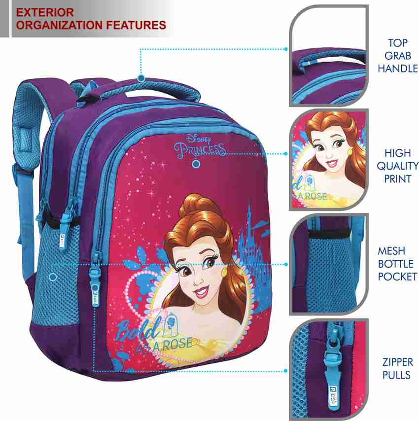 Priority y Princess Belle School Bag 25 L Backpack Purple Price