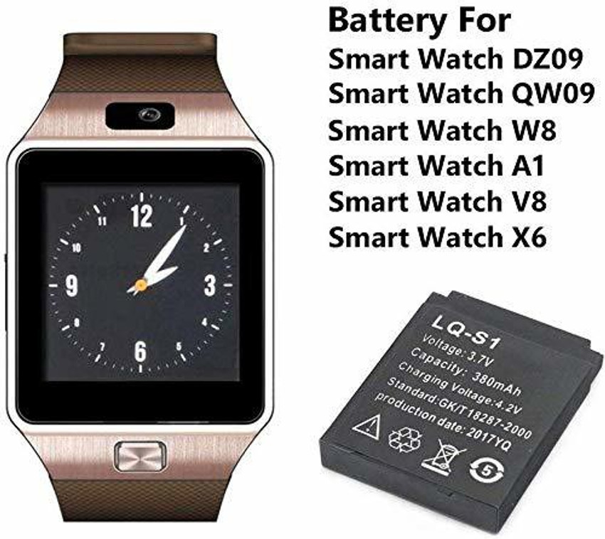 Lieven Best quality 380mah LQS1 Rechargeable for all type smart watch DZ09 429 Battery Lieven Flipkart