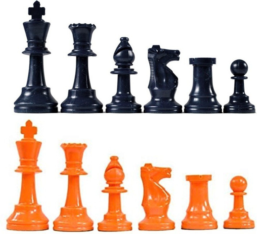  StonKraft Collector Edition Brass Chess Pieces Pawns Chessmen  Chess Coins Figurine Pieces (3 Staunton) : Toys & Games