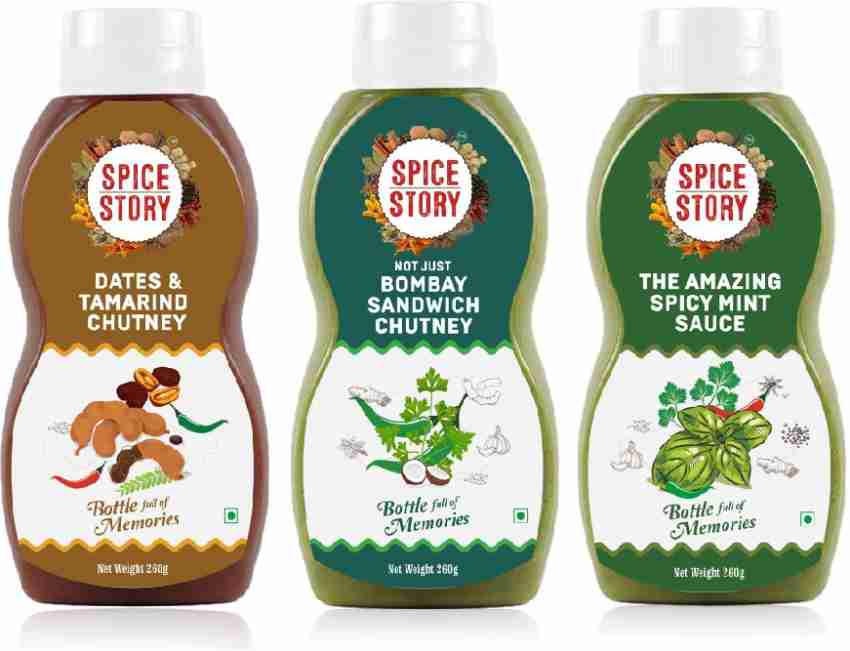 Spice Story Combo of Sauces and Chutney (Spicy Mint Sauce