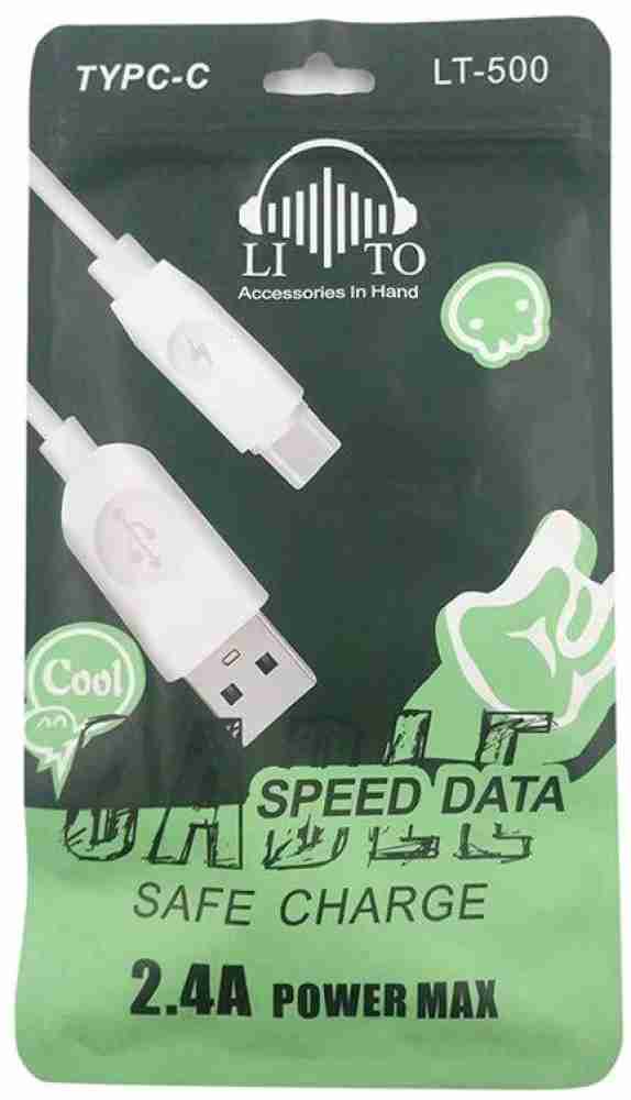 Lito USB Type C Cable 2 A 1 m LT-500 - Lito 