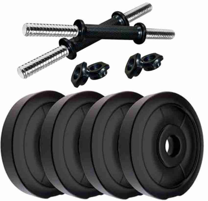 Proactive FITNESS 10kg 4 2.5kg 10kg PVC Weight Plates with 2 Dumbbell RODS Adjustable Dumbbell Buy Proactive FITNESS 10kg 4 2.5kg 10kg PVC Weight Plates with 2