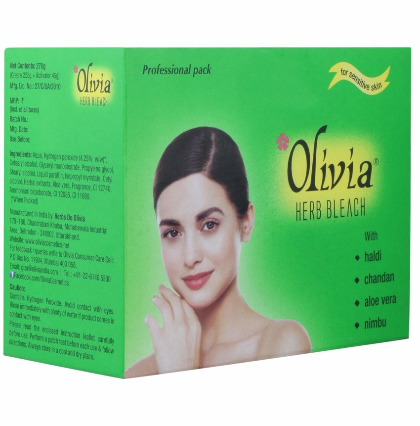 Olivia Herbal Bleach Price in India Buy Olivia Herbal Bleach