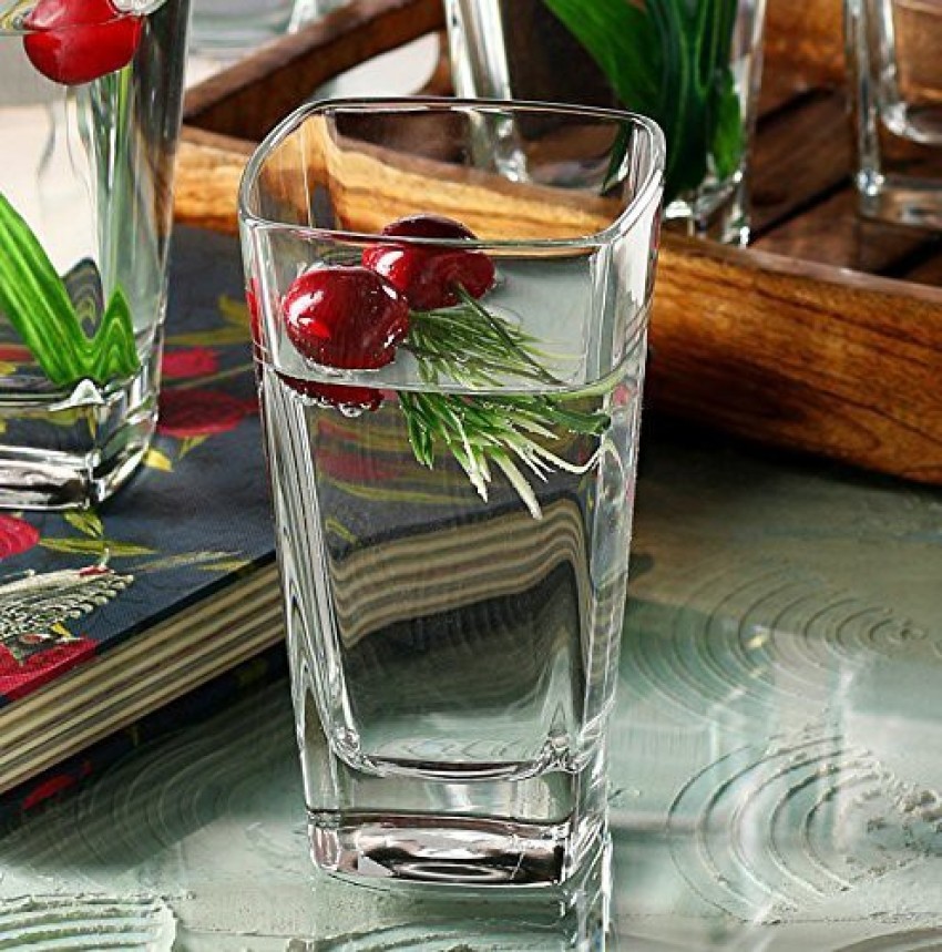 Virya (Pack of 6) Small Water & Juice Glass Set Glass Set Water