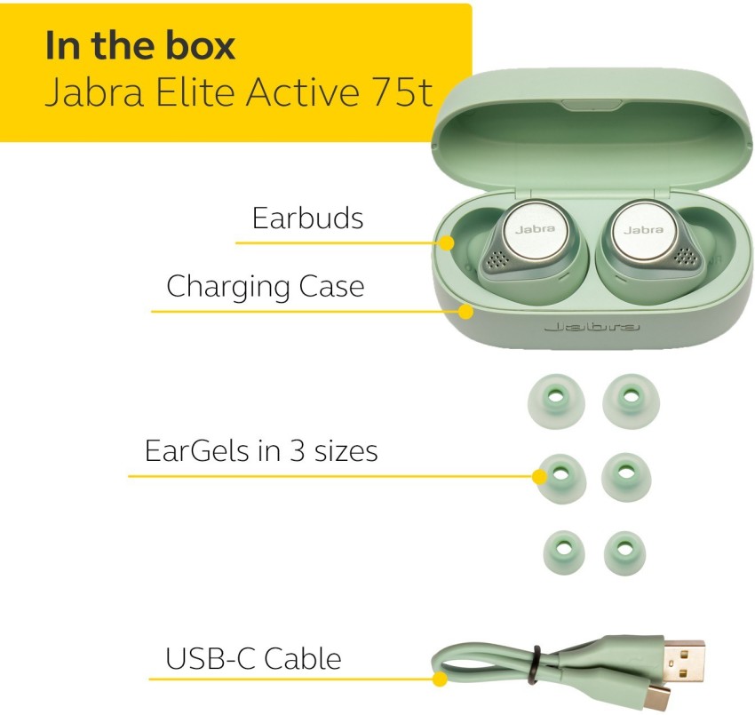 Jabra Active Elite 75t Écouteurs sans fil True Wireless Réduction