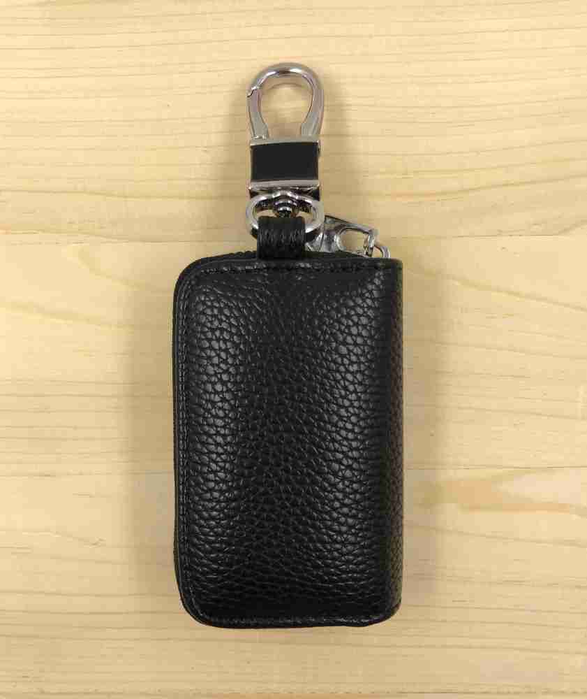 Good Goody Luxury Car Key Pouch Black Leather, Pouch/Holder for Car Keys-  Remote Clicker Keyring Key Chain Price in India - Buy Good Goody Luxury Car  Key Pouch Black Leather