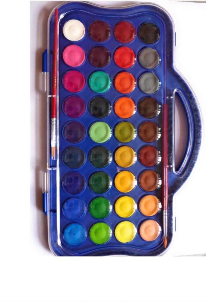 Tin Paint Box with 36 Pieces Of Water Color Cake (Colors and Pigments) at  Rs 1000.00, Noida