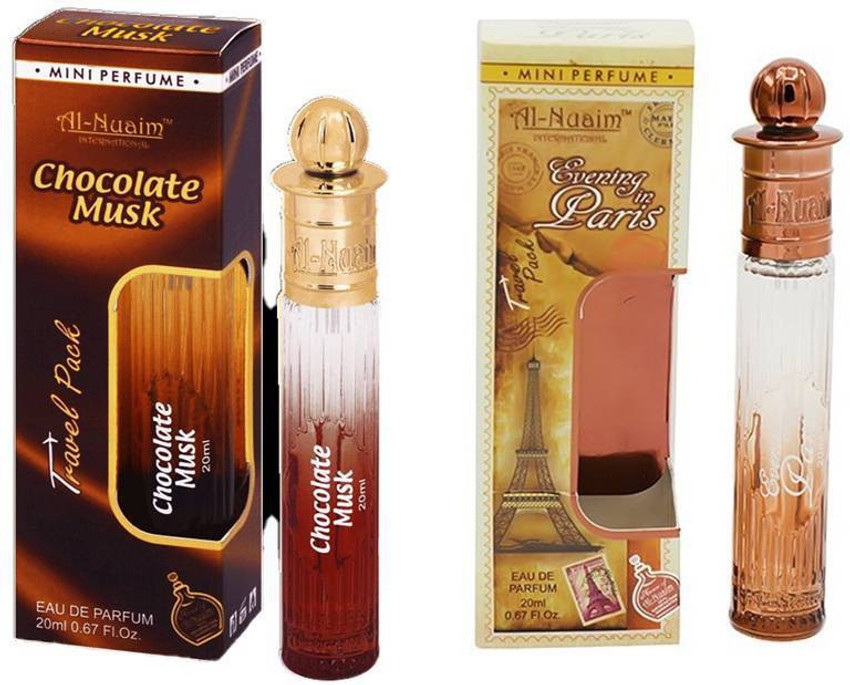 Buy Al Nuaim MINI PERFUME CHOCO MUSK EVE IN PARIS PACK OF 2 Eau de