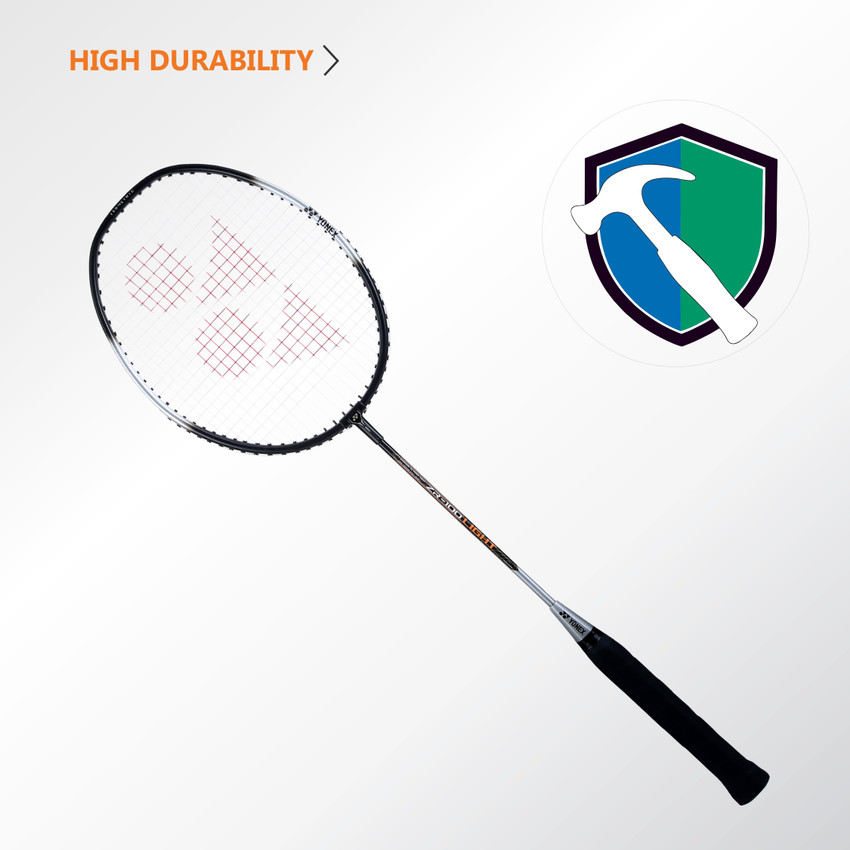 YONEX ZR 100 LIGHT Grey Strung Badminton Racquet