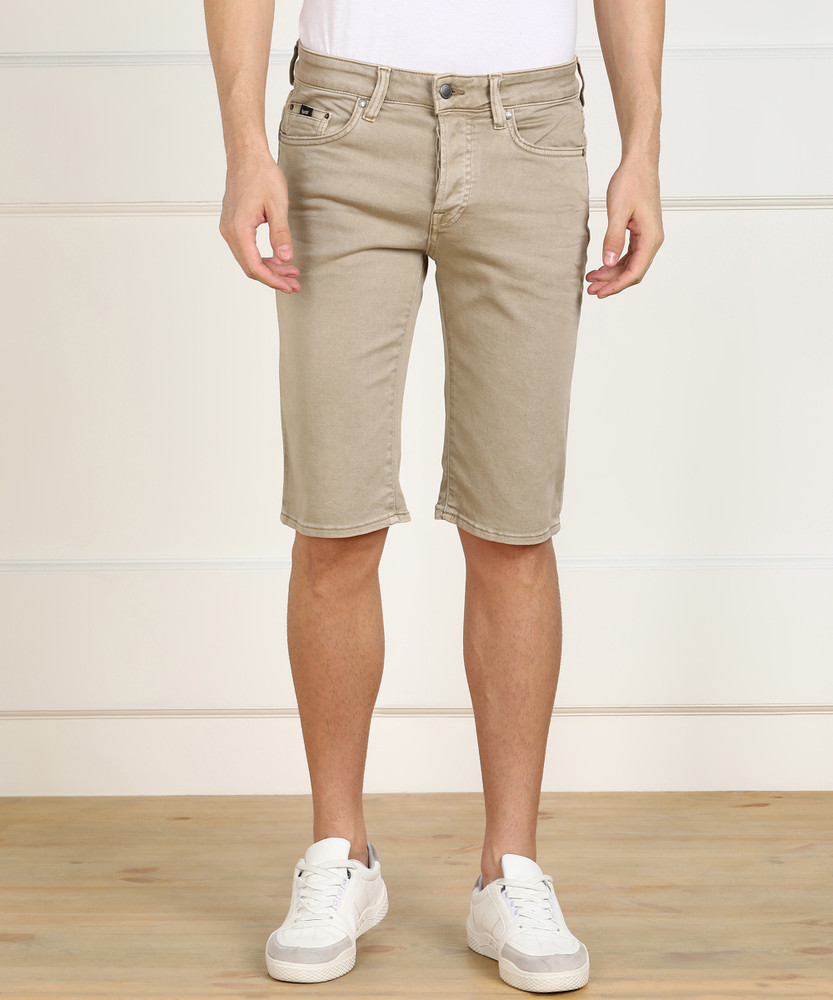 GAS Solid Men Denim Beige Denim Shorts Buy GAS Solid Men Denim