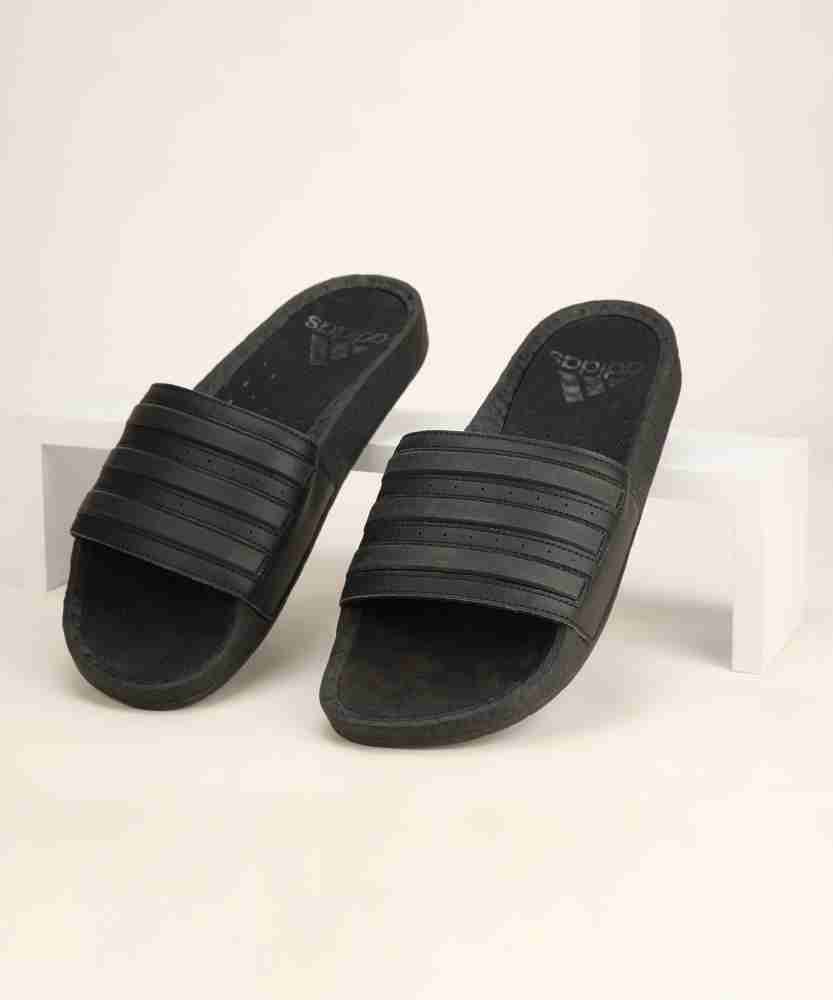 Adilette boost slides triple black hot sale