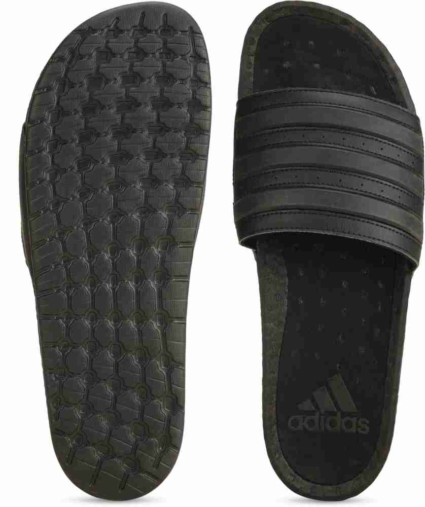 Adidas boost slides triple black hot sale