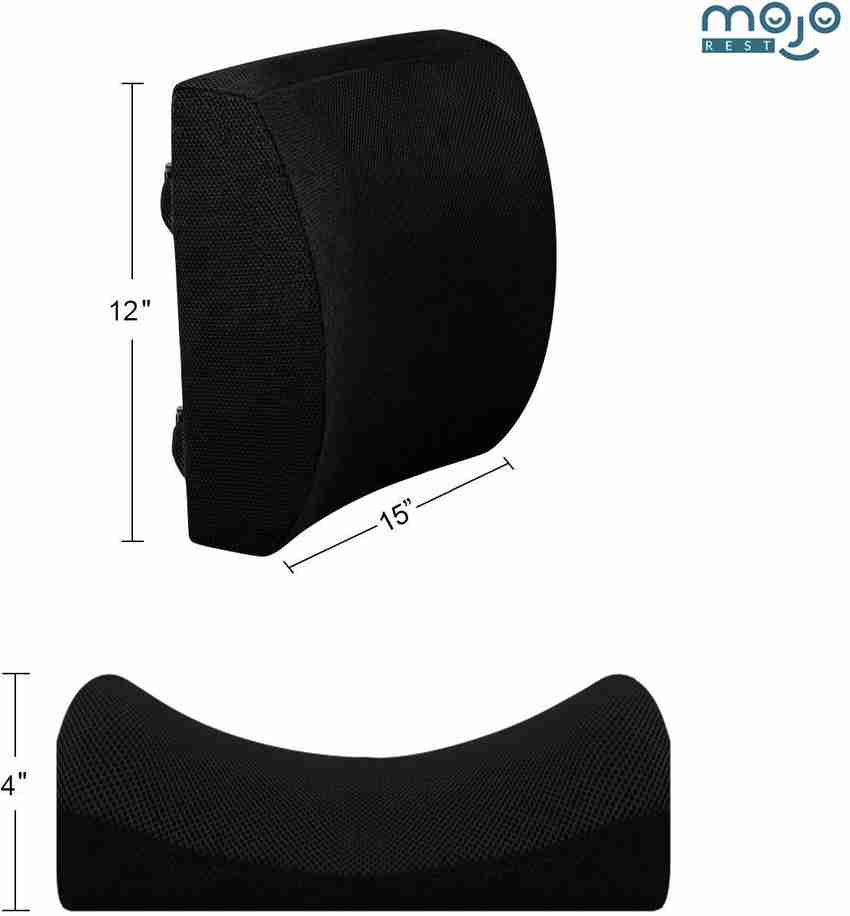 Lovehome memory foam discount lumbar support back cushion