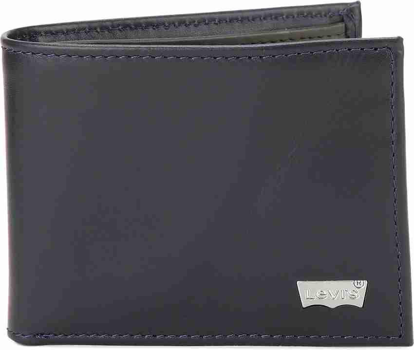 LEVI S Men Blue Green Genuine Leather Wallet BLUE OLIVE Price