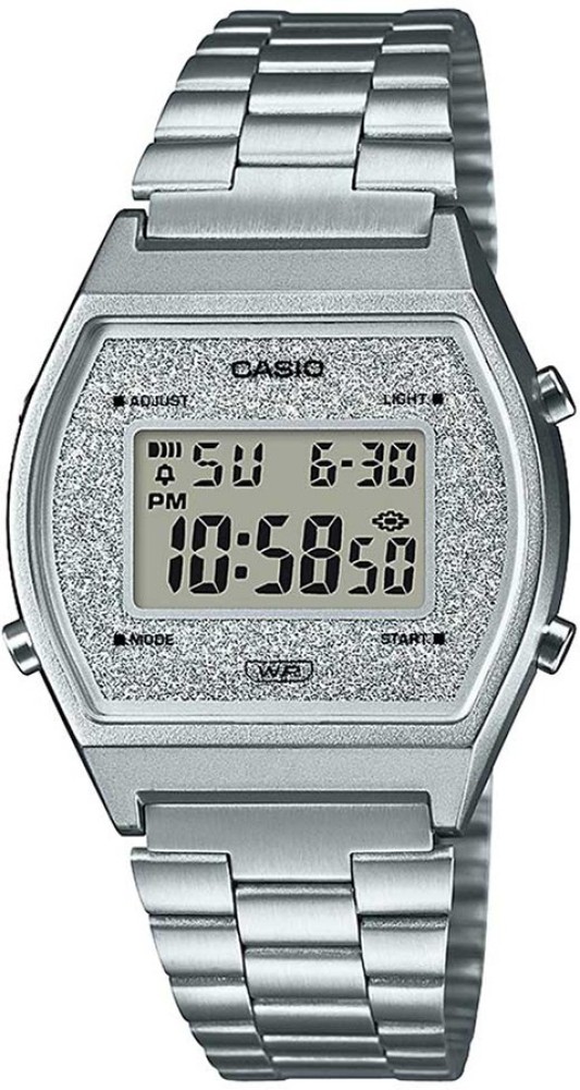 Casio vintage hot sale watch silver