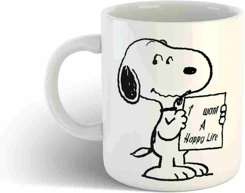 creativemug Peanuts Snoopy Ceramic Coffee with Quotes Ceramic Coffee Mug  Price in India - Buy creativemug Peanuts Snoopy Ceramic Coffee with Quotes  Ceramic Coffee Mug online at