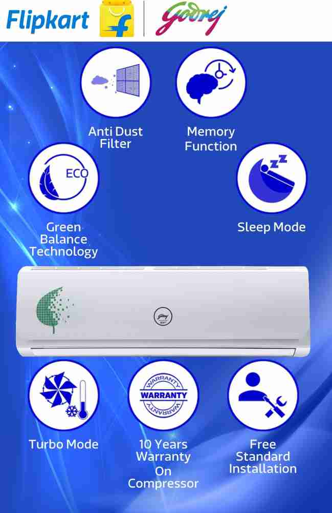 godrej ac 1.5 ton flipkart