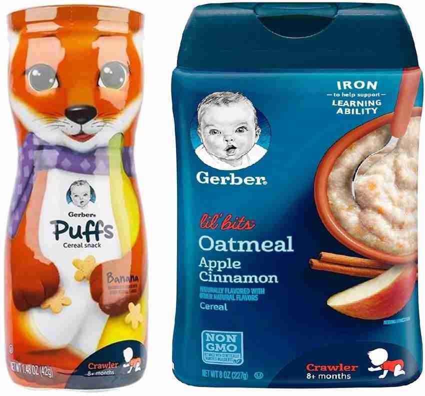 Gerber oatmeal hot sale apple cinnamon