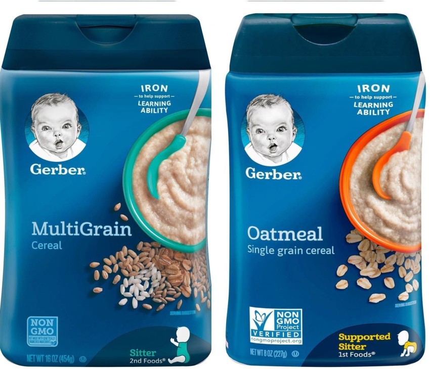 Gerber oatmeal 16 store oz