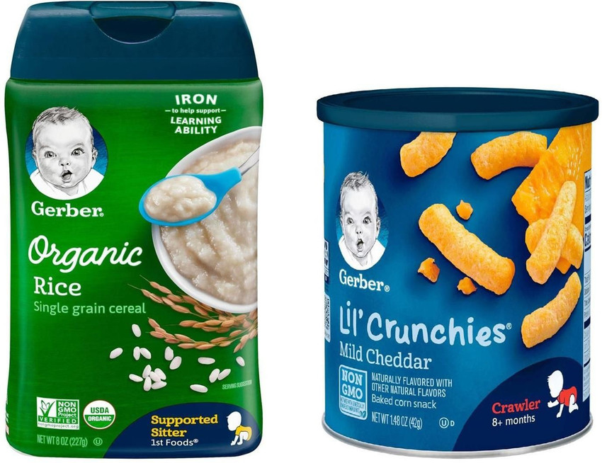 Gerber baby cereal hot sale organic rice cereal