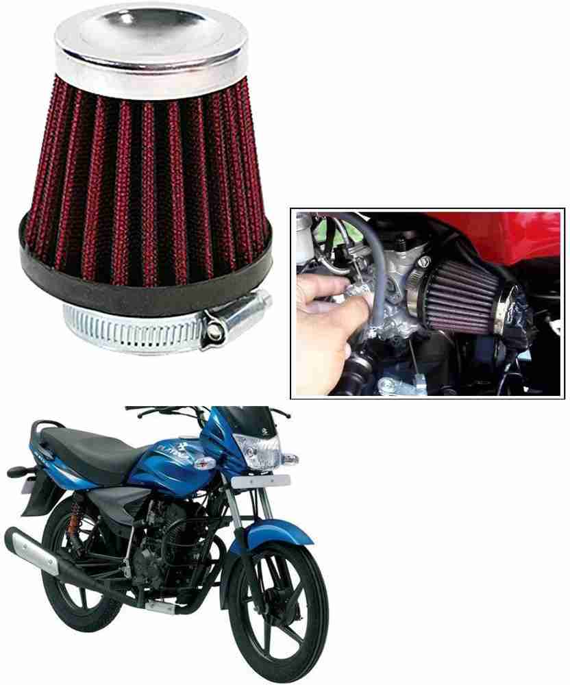 BikerJof Bajaj Platina 100 DTS i Bike Air Filter Cover Price in
