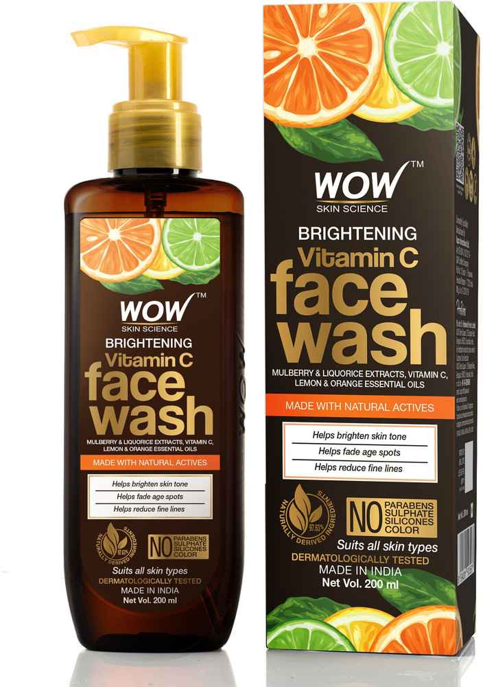 Wow vitamin shop c face wash