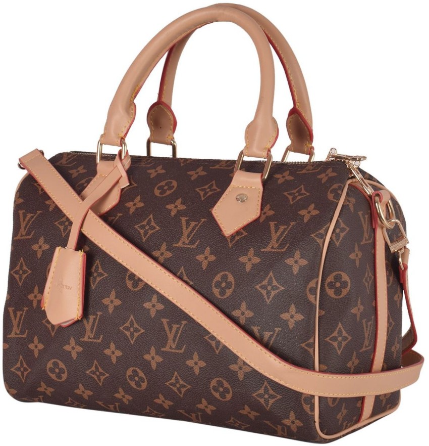 Buy LV Women Brown Sling Bag Tan Online @ Best Price in India