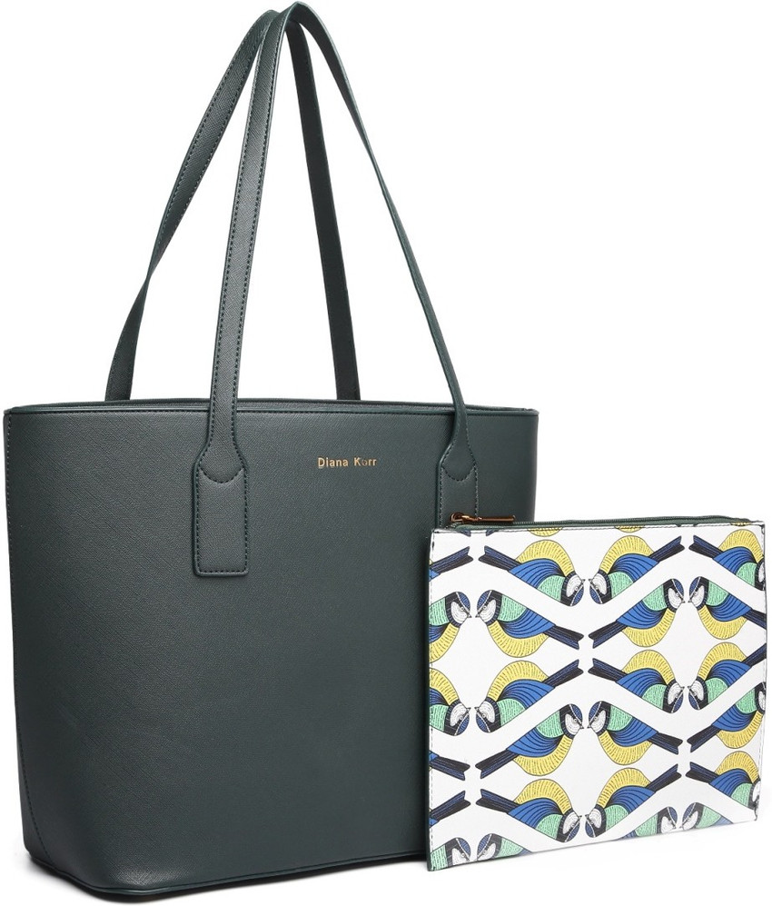 Buy Diana Korr Women Green Shoulder Bag Green Online Best Price in India Flipkart