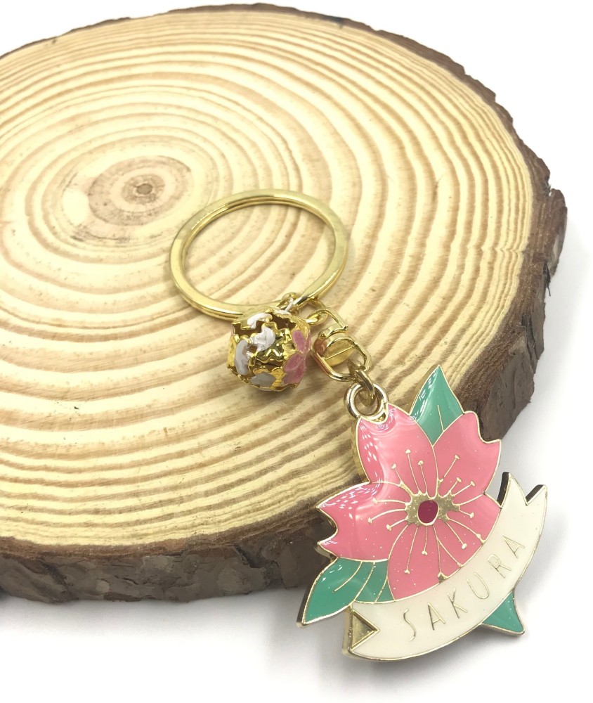 Cherry Blossom Flower Shaped Bag Charm/keychain Pendant