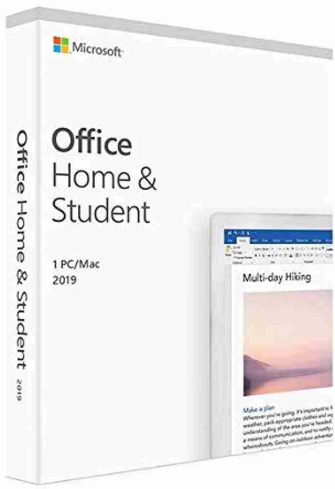 MICROSOFT Office 2019 & Mac and PC - Home Student for MICROSOFT