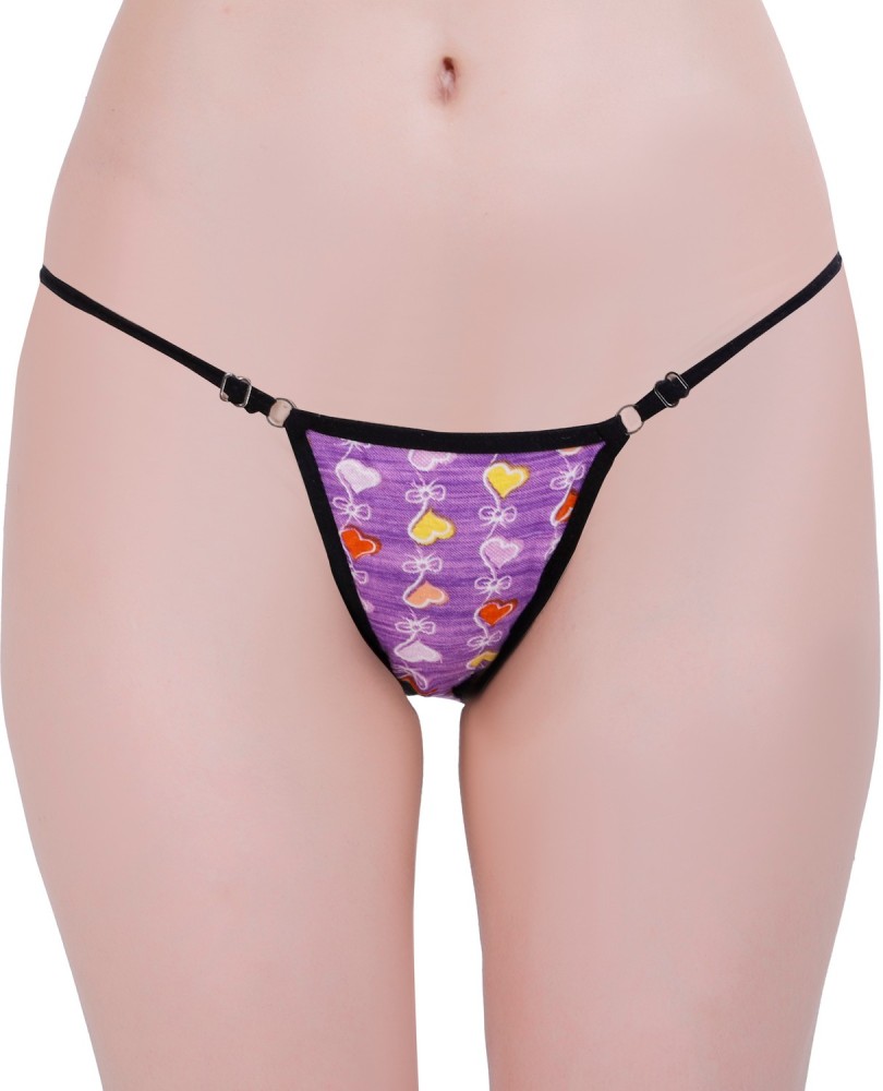 Bruchi Club Women Thong Purple Panty - Buy Bruchi Club Women Thong Purple  Panty Online at Best Prices in India