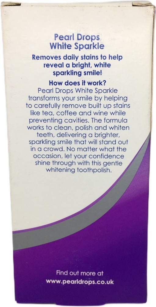 Toothpolish White Sparkle Helps Remove Stains 50ml