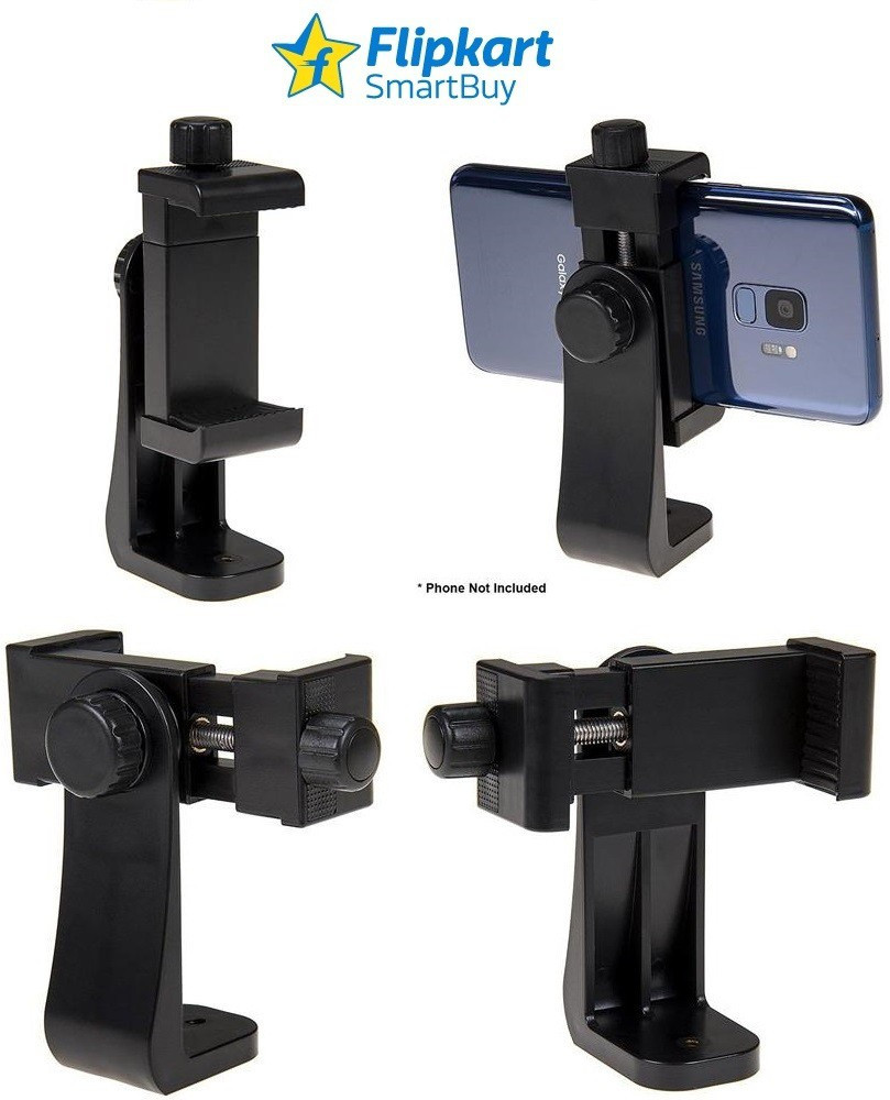 Flipkart SmartBuy Universal Adjustable Dual Clip Selfie Stick tripod holder mount Mobile holder Tripod Bracket Flipkart SmartBuy Flipkart