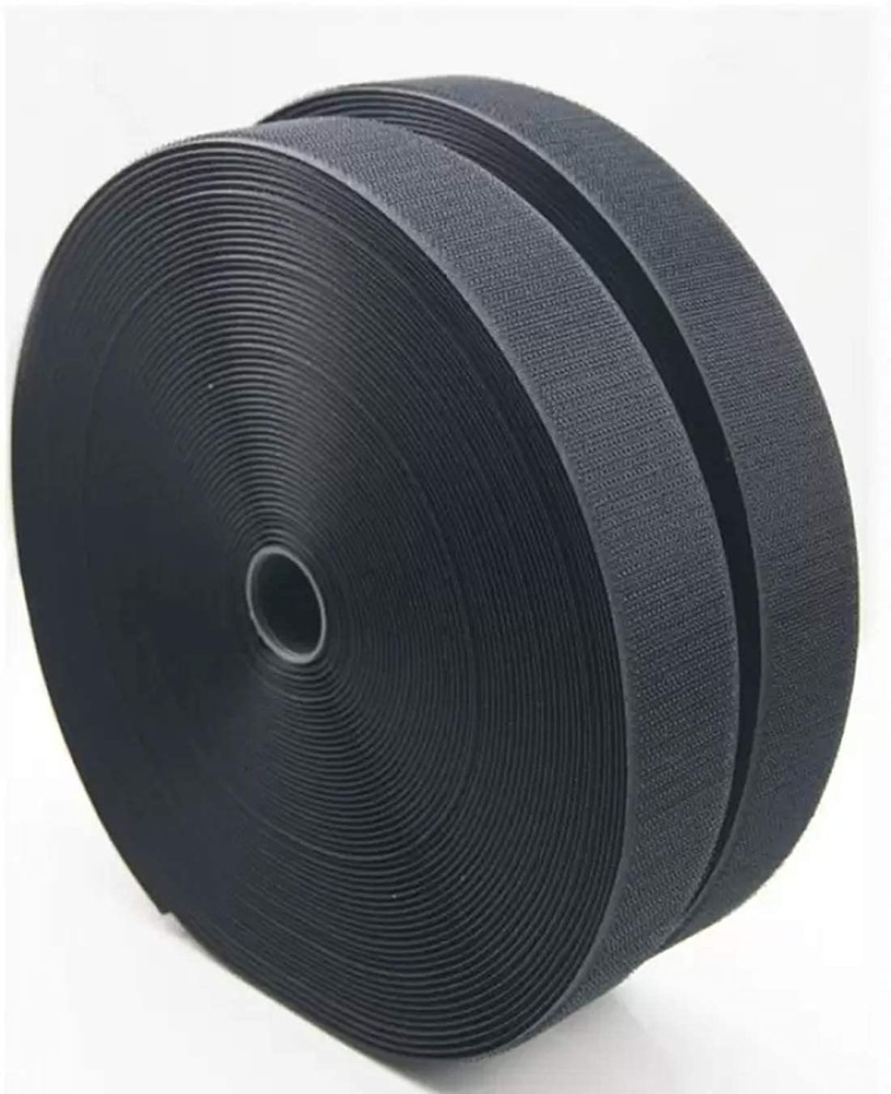 Backing Material: Polyester Color: Black Adhesive Velcro Tapes at Rs  170/piece in Rajkot