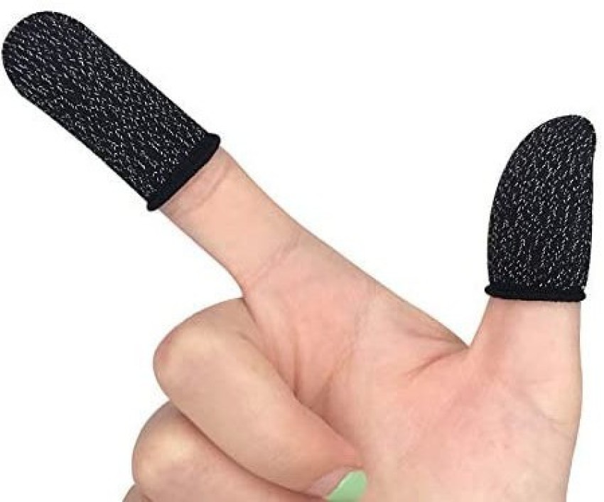 1 Pair Gamer Sleeve Sweatproof Dedales Gamer Finger Cover Touch Screen  Fingertips Sleeve For Mobile Games
