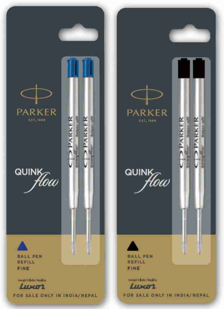 Parker QuinkFlow Ballpoint Refill - Black (M)